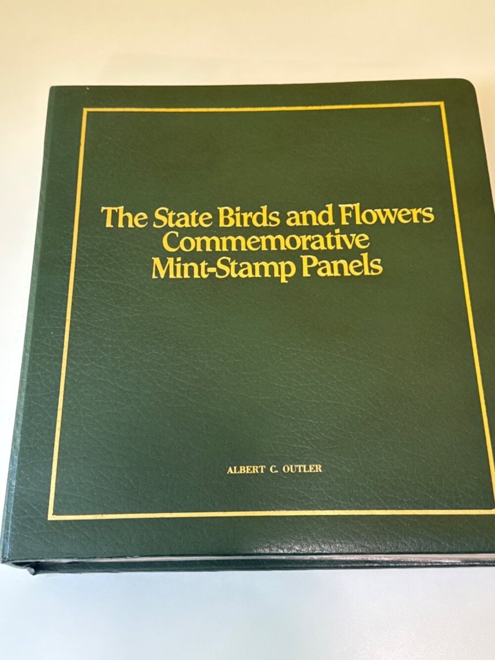The State Birds & Flowers Commemorative Mint-Stamp Panels Album By Postal Commem